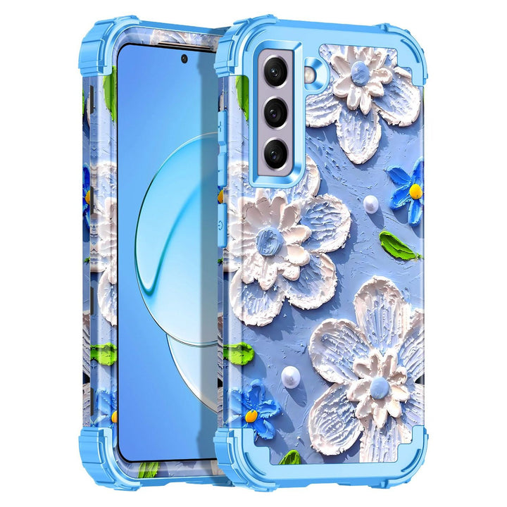 Galaxy S22 5G Floral Shockproof Case - DOKUTRONIX