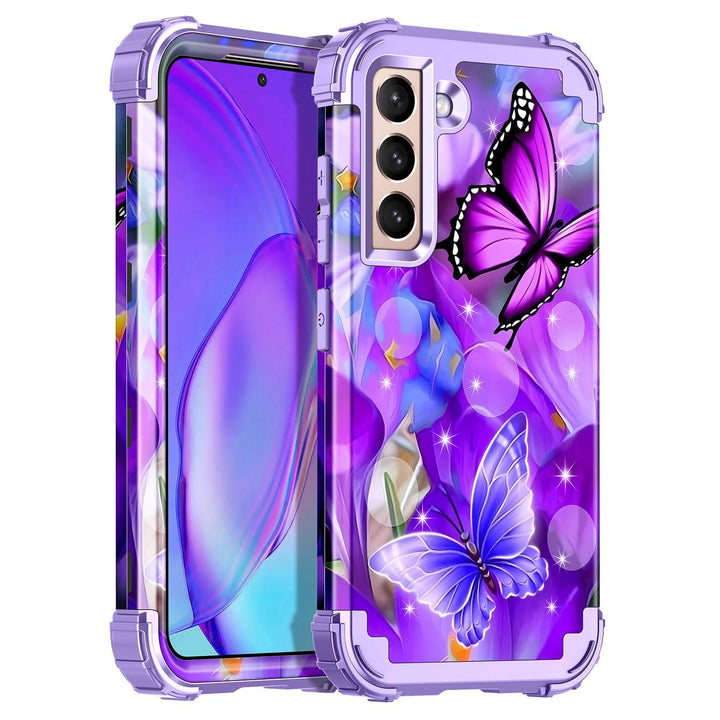 Galaxy S22 5G Floral Shockproof Case - DOKUTRONIX