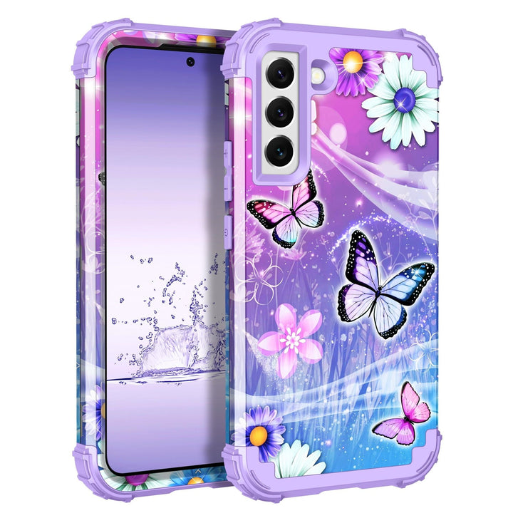 Galaxy S22 5G Floral Shockproof Case - DOKUTRONIX