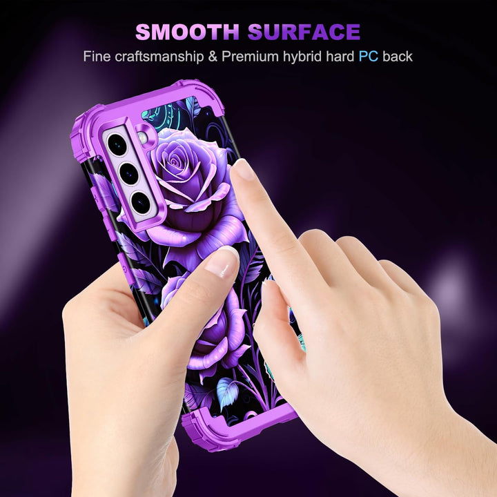 Galaxy S22 5G Floral Shockproof Case - DOKUTRONIX