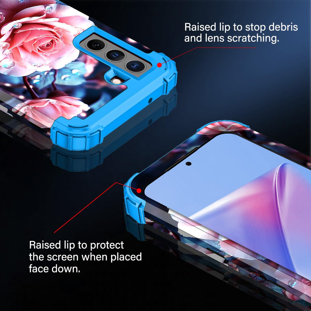Galaxy S22 5G Floral Shockproof Case - DOKUTRONIX