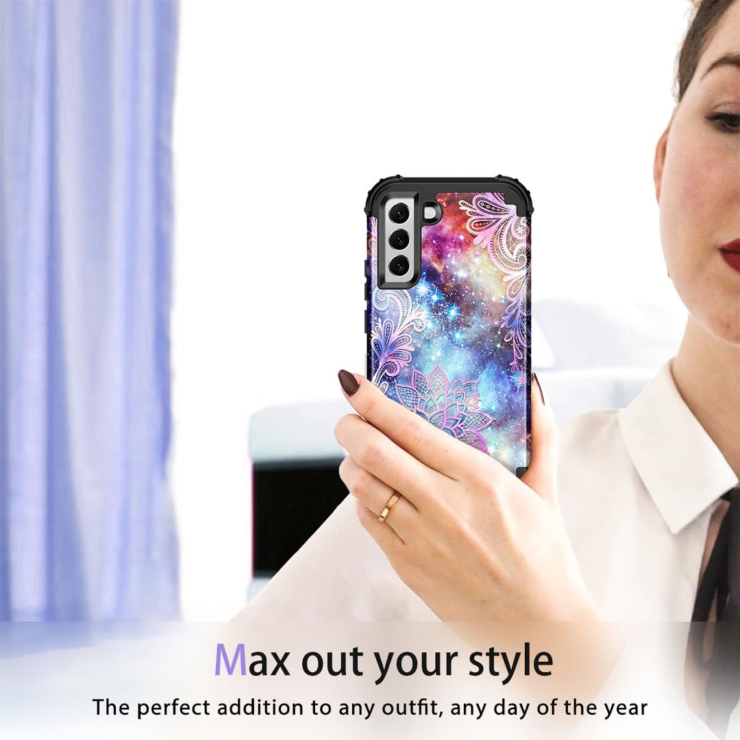 Galaxy S22 5G Floral Shockproof Case - DOKUTRONIX