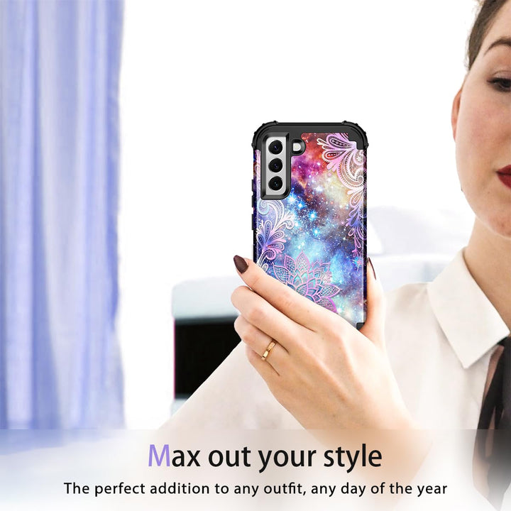 Galaxy S22 5G Floral Shockproof Case - DOKUTRONIX