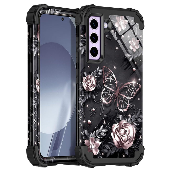 Galaxy S22 5G Floral Shockproof Case - DOKUTRONIX