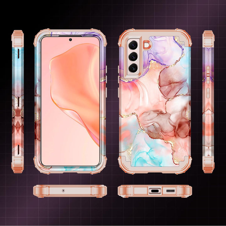 Galaxy S22 5G Floral Shockproof Case - DOKUTRONIX