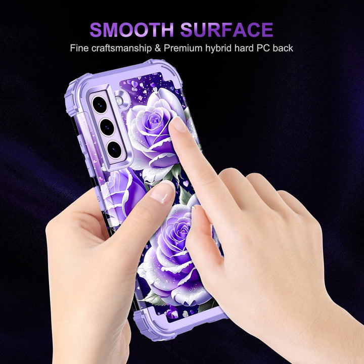 Galaxy S22 5G Floral Shockproof Case - DOKUTRONIX