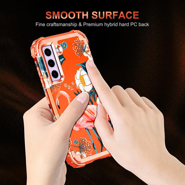 Galaxy S22 5G Floral Shockproof Case - DOKUTRONIX