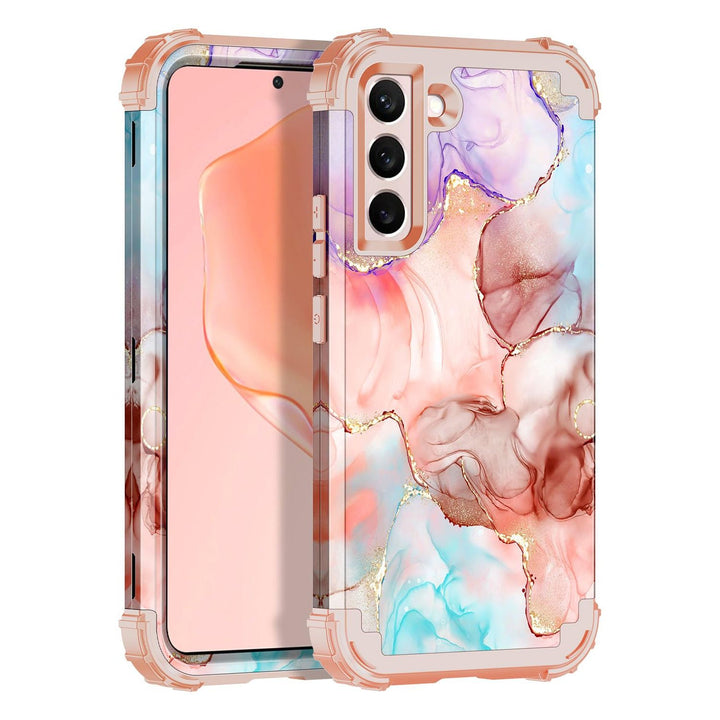 Galaxy S22 5G Floral Shockproof Case - DOKUTRONIX