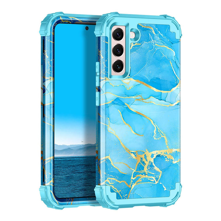 Galaxy S22 5G Floral Shockproof Case - DOKUTRONIX