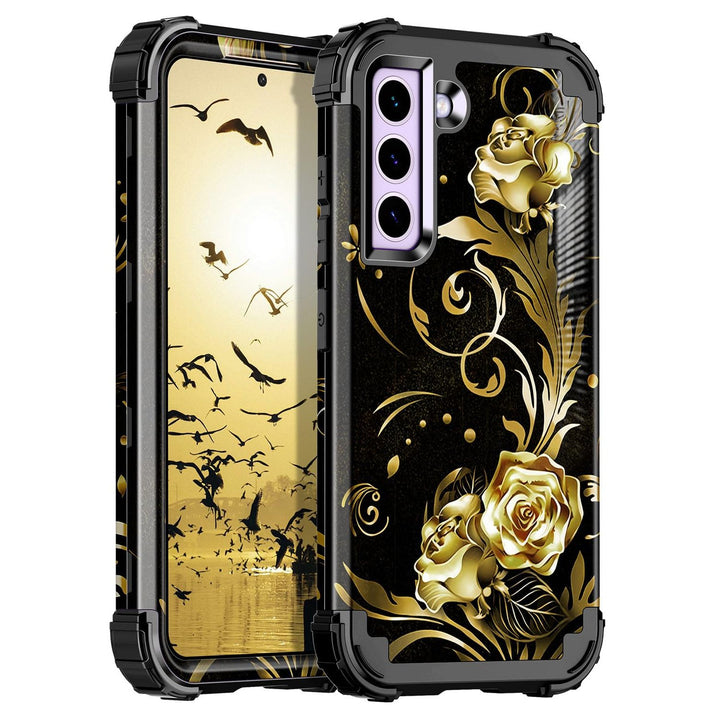 Galaxy S22 5G Floral Shockproof Case - DOKUTRONIX