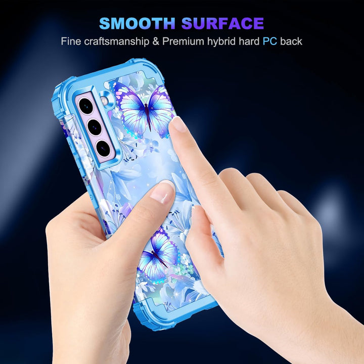 Galaxy S22 5G Floral Shockproof Case - DOKUTRONIX