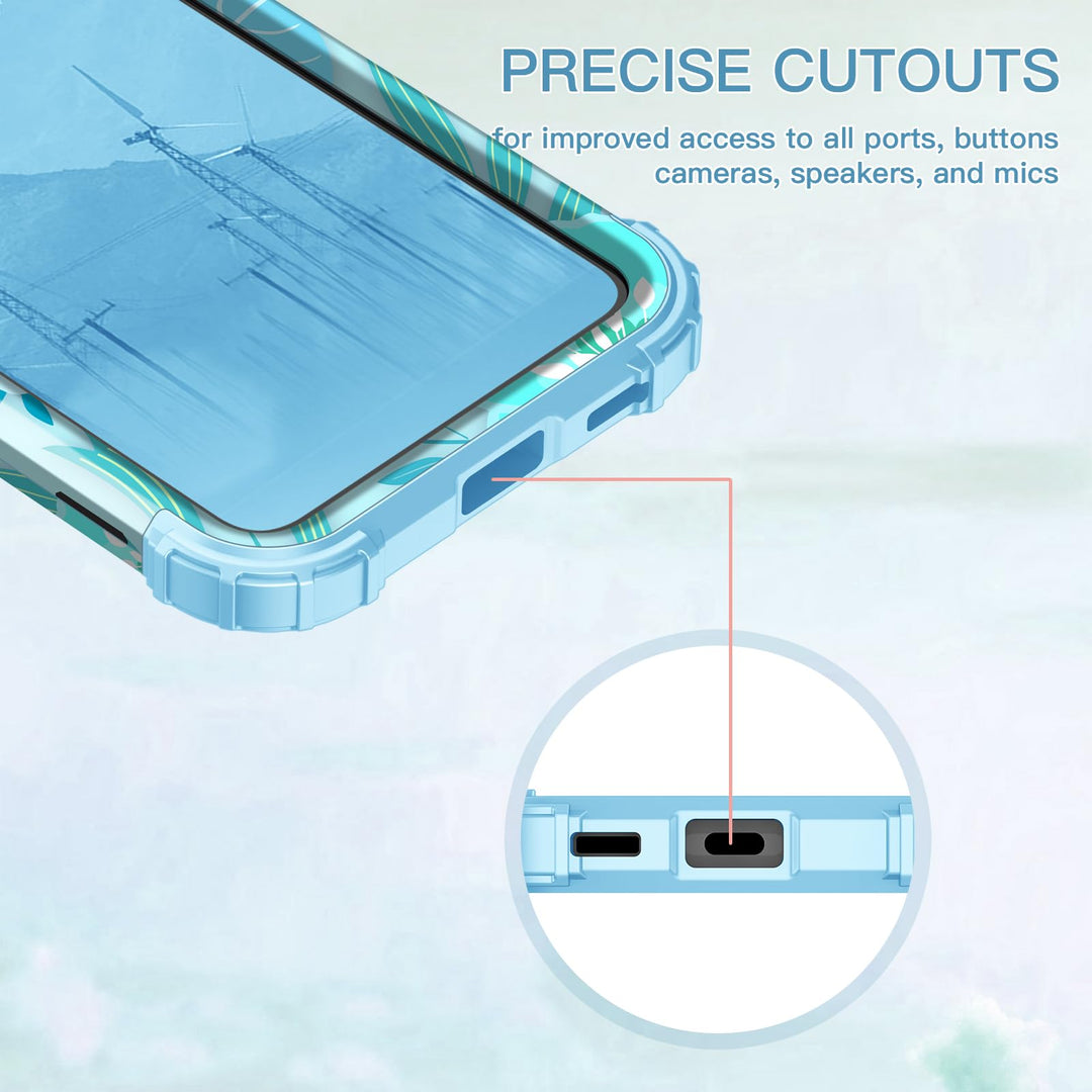 Galaxy S22 5G Floral Shockproof Case - DOKUTRONIX