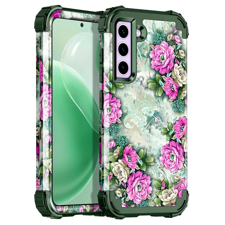 Galaxy S22 5G Floral Shockproof Case - DOKUTRONIX