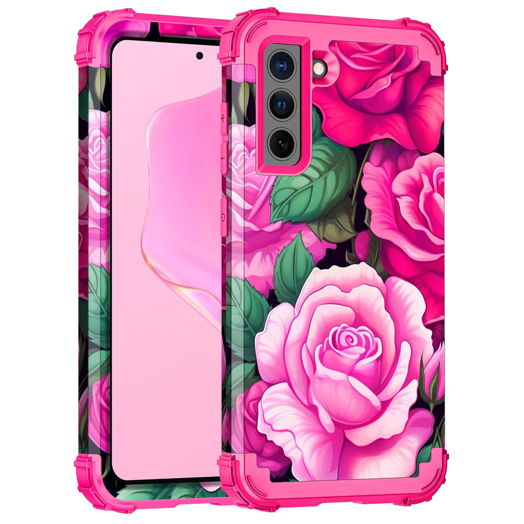 Galaxy S22 5G Floral Shockproof Case - DOKUTRONIX