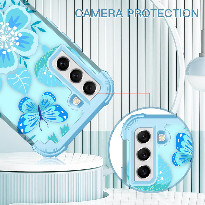 Galaxy S22 5G Floral Shockproof Case - DOKUTRONIX