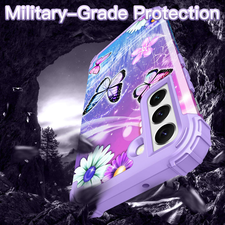 Galaxy S22 5G Floral Shockproof Case - DOKUTRONIX