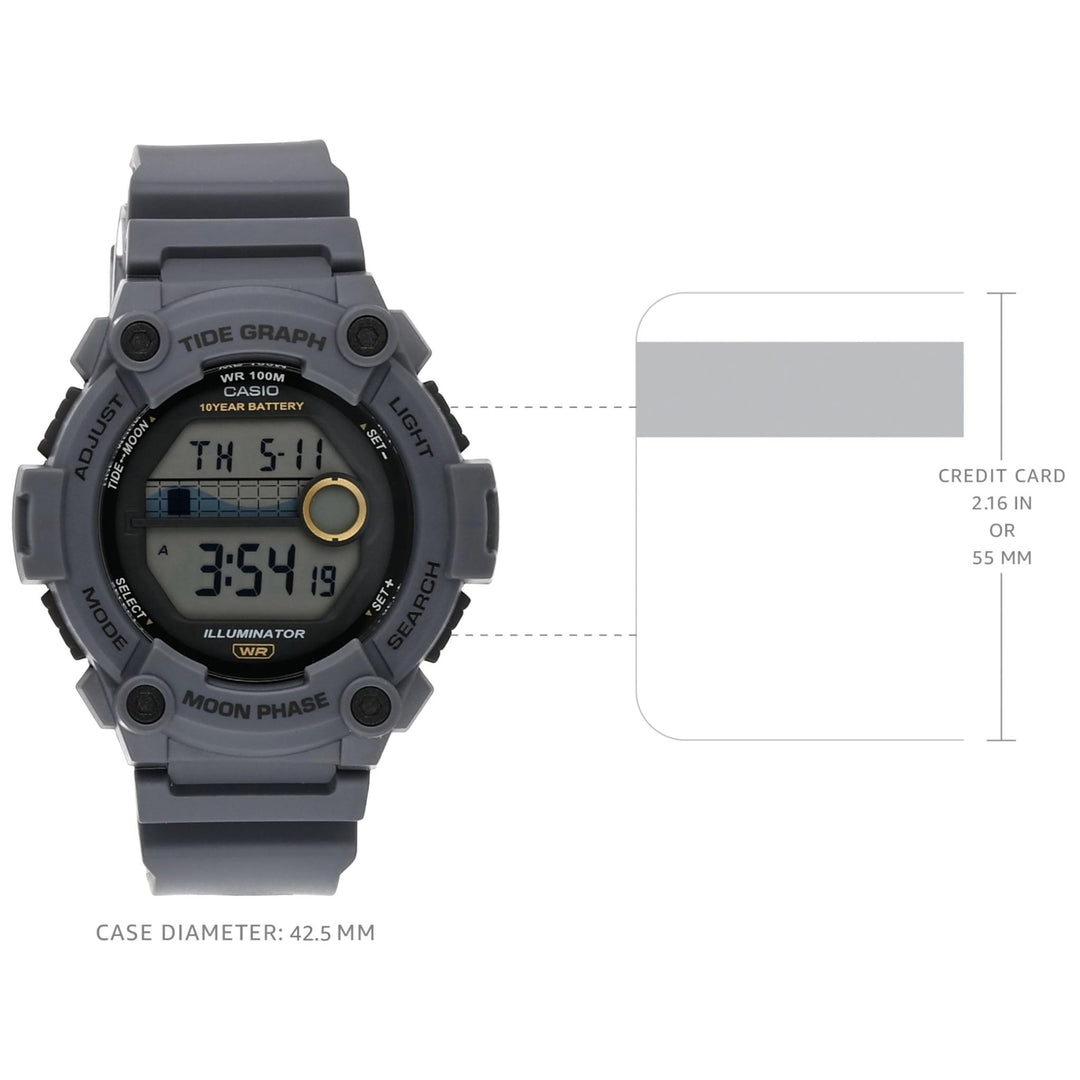Tide Moon Sports Watch with Illuminator - DOKUTRONIX