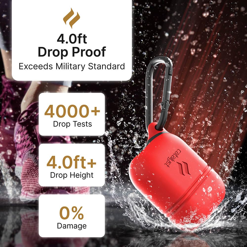 AquaGuard Shield: Drop-Resistant AirPods Case - DOKUTRONIX