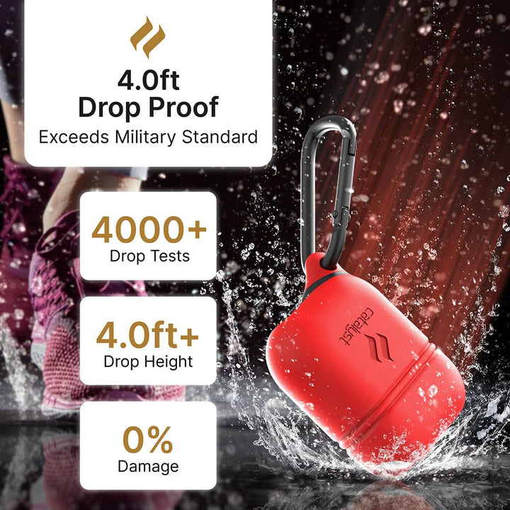 AquaGuard Shield: Drop-Resistant AirPods Case - DOKUTRONIX