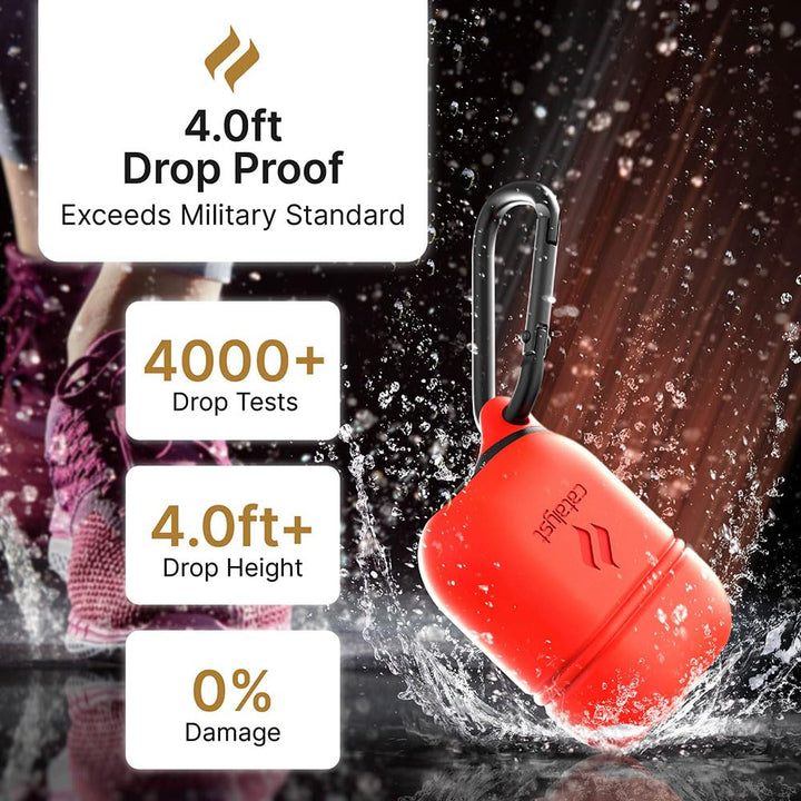 AquaGuard Shield: Drop-Resistant AirPods Case - DOKUTRONIX