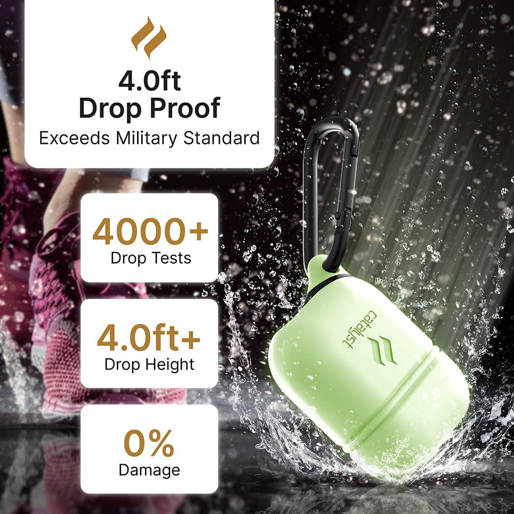 AquaGuard Shield: Drop-Resistant AirPods Case - DOKUTRONIX