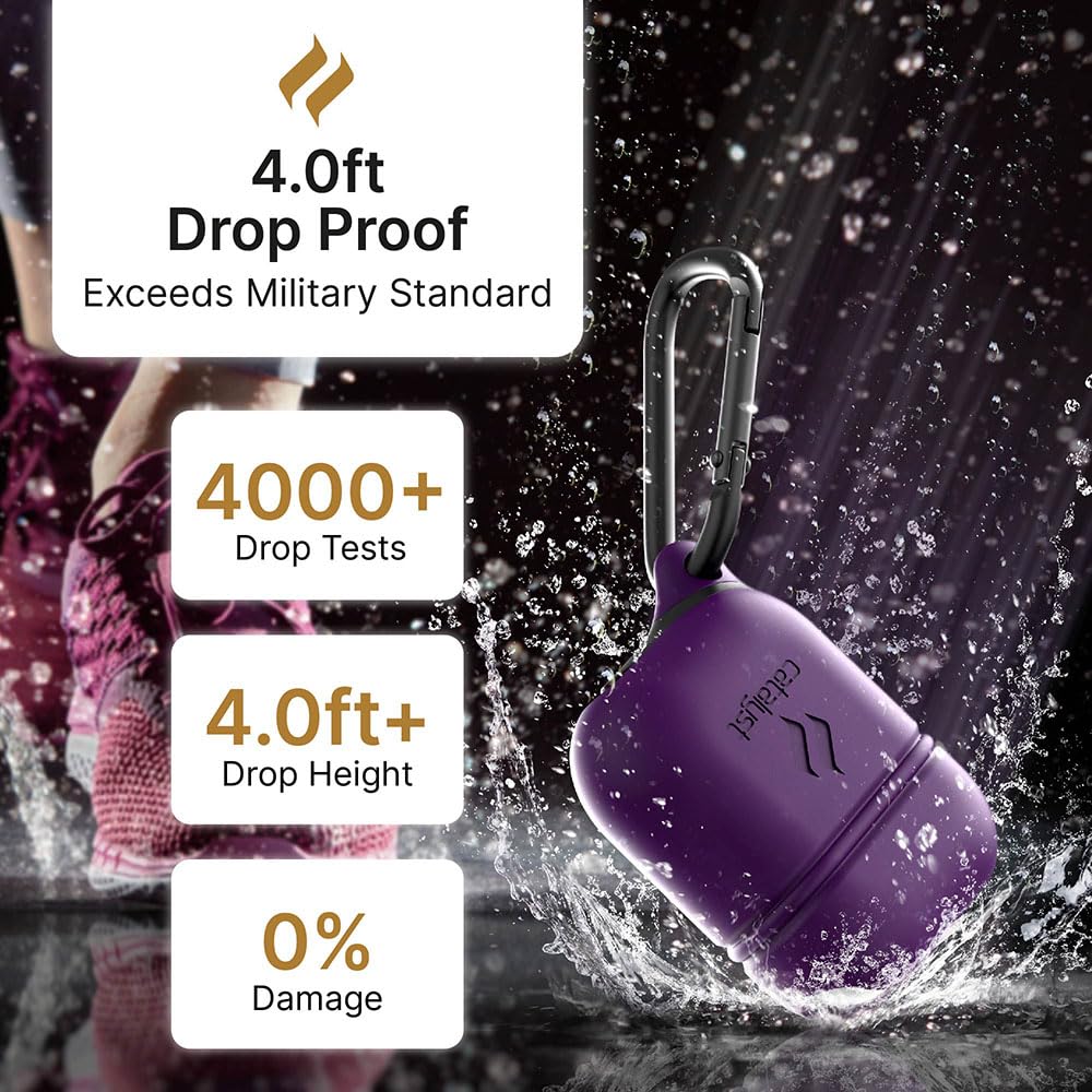 AquaGuard Shield: Drop-Resistant AirPods Case - DOKUTRONIX