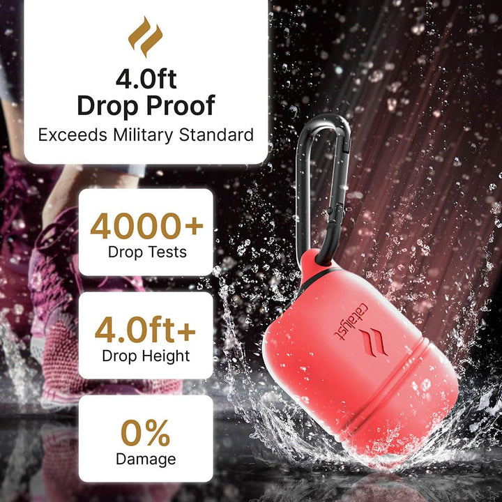 AquaGuard Shield: Drop-Resistant AirPods Case - DOKUTRONIX