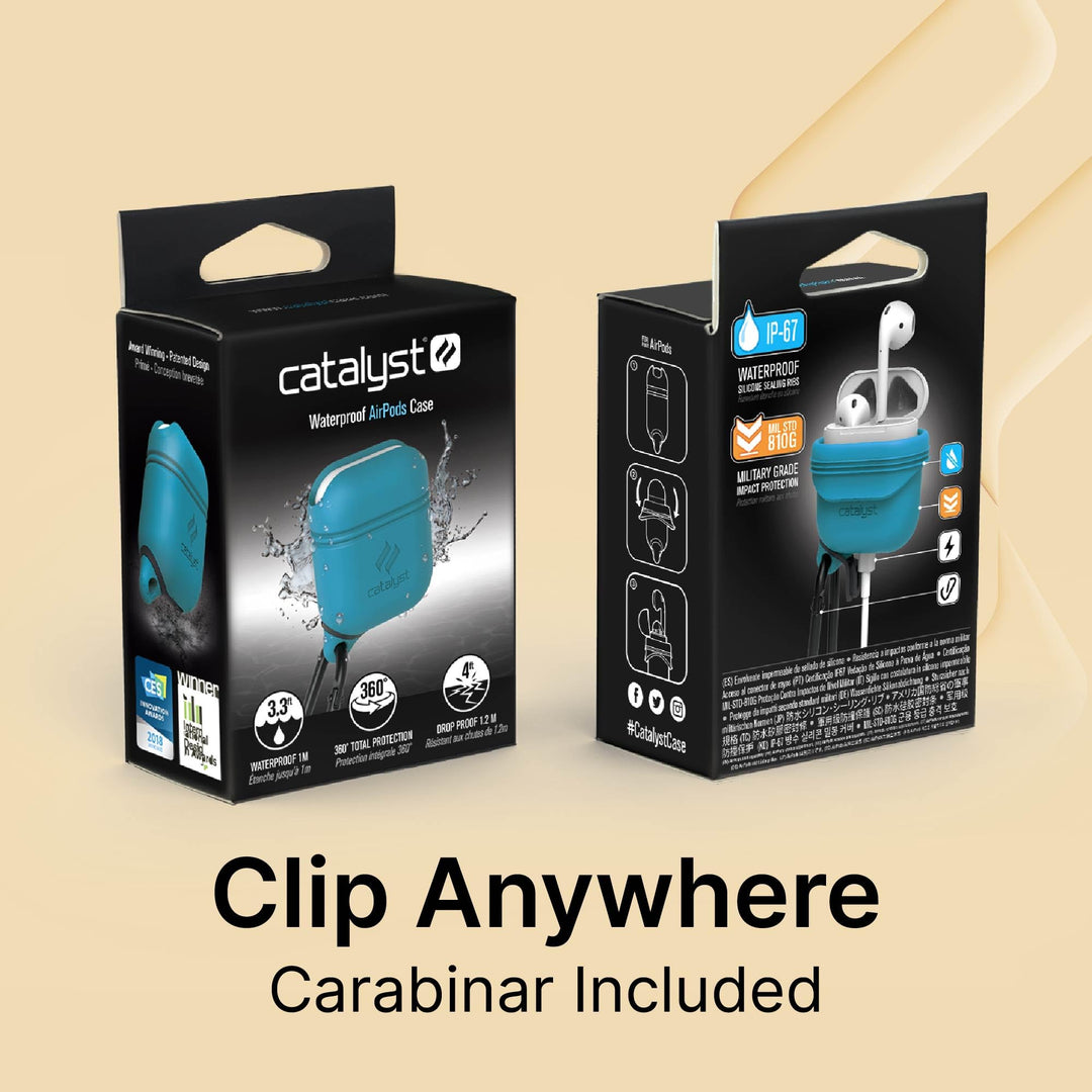 AquaGuard Shield: Drop-Resistant AirPods Case - DOKUTRONIX