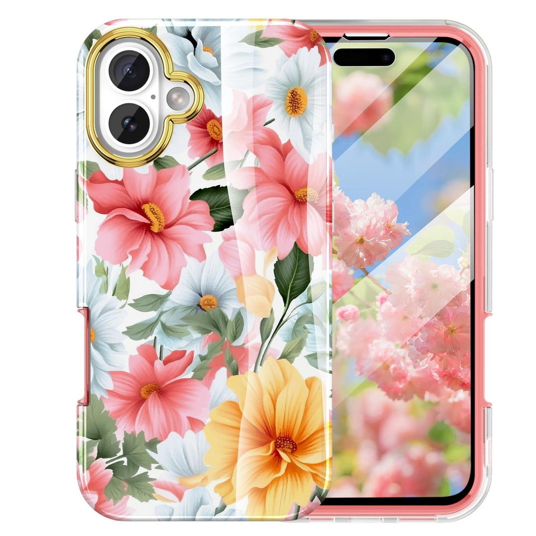 Chic Marble Shield Case for iPhone 16 Plus - DOKUTRONIX