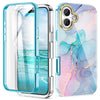 Chic Marble Shield Case for iPhone 16 Plus