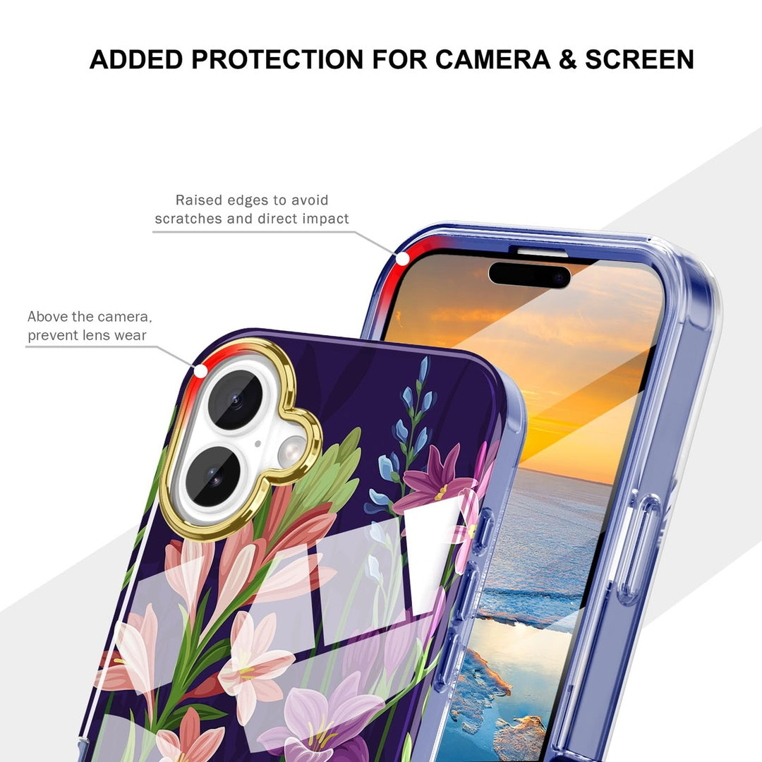 Chic Marble Shield Case for iPhone 16 Plus - DOKUTRONIX