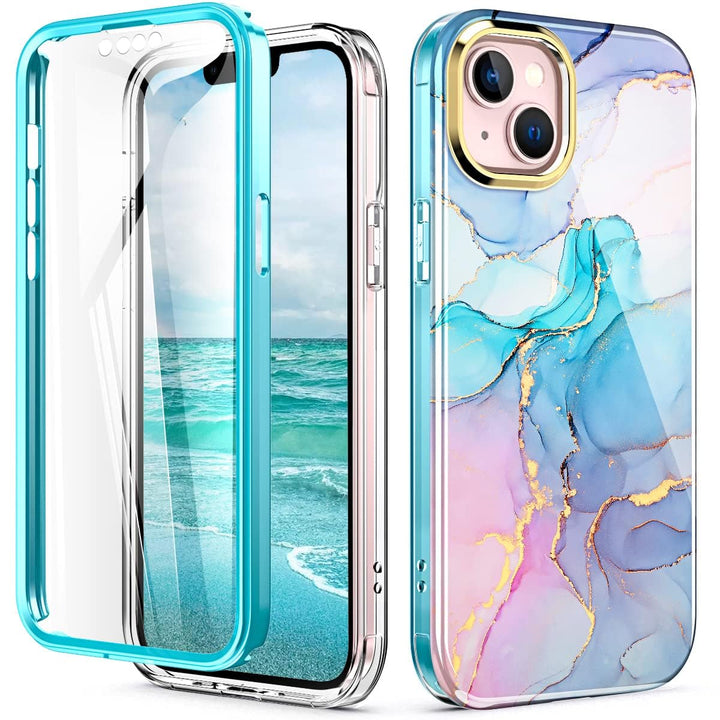 Chic Marble Shield Case for iPhone 16 Plus - DOKUTRONIX