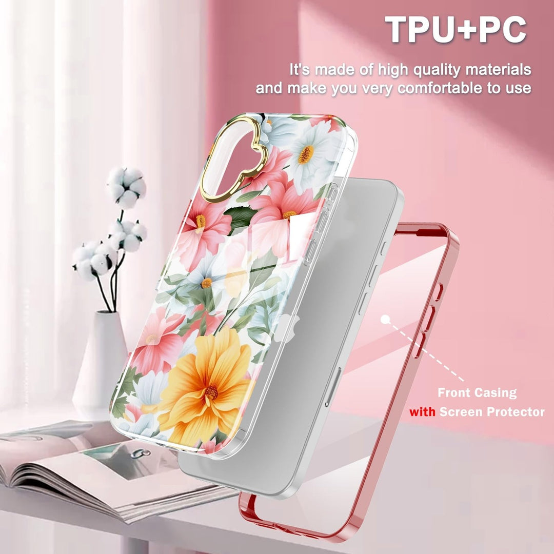 Chic Marble Shield Case for iPhone 16 Plus - DOKUTRONIX