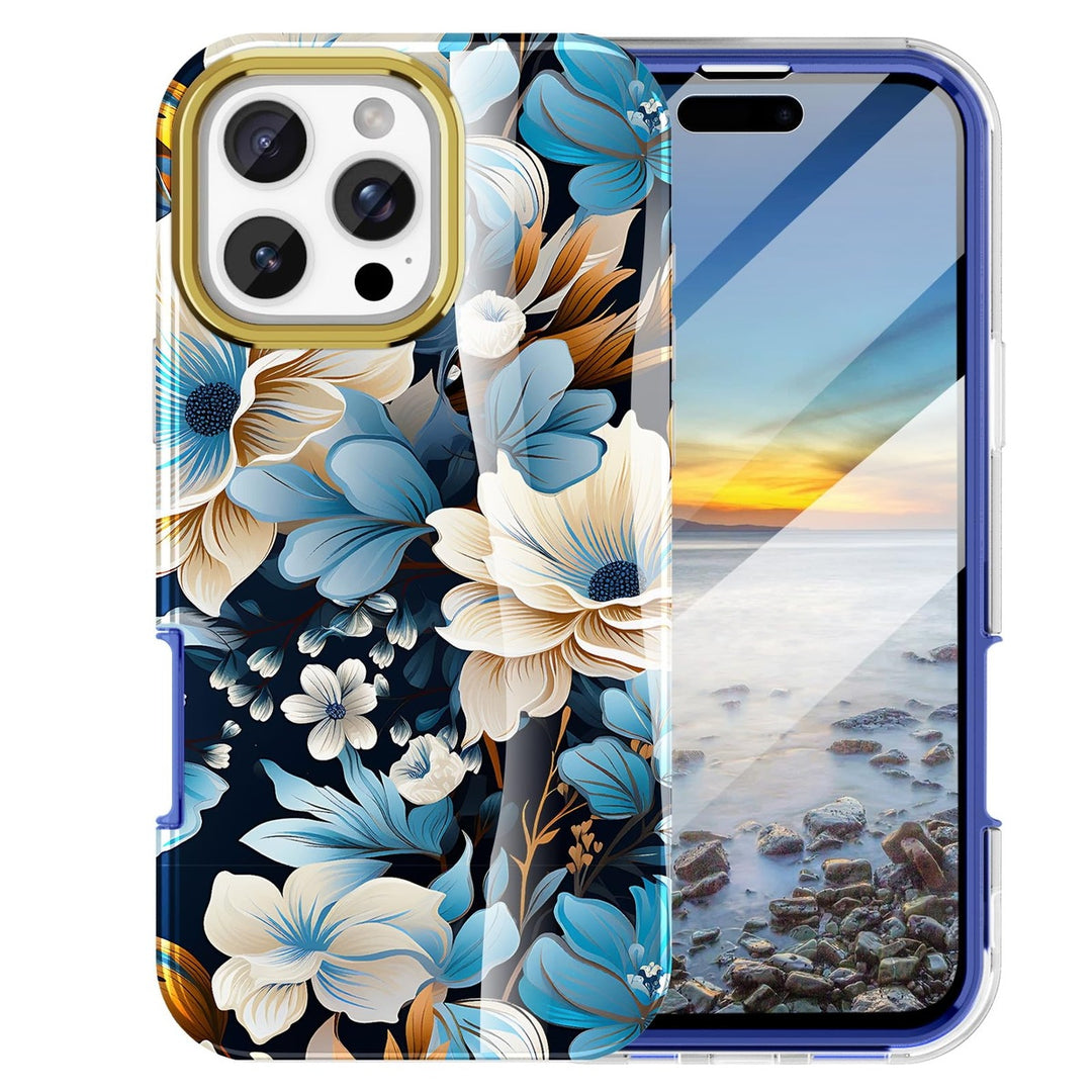 Chic Marble Shield Case for iPhone 16 Plus - DOKUTRONIX