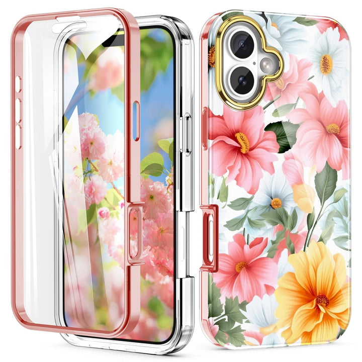 Chic Marble Shield Case for iPhone 16 Plus - DOKUTRONIX