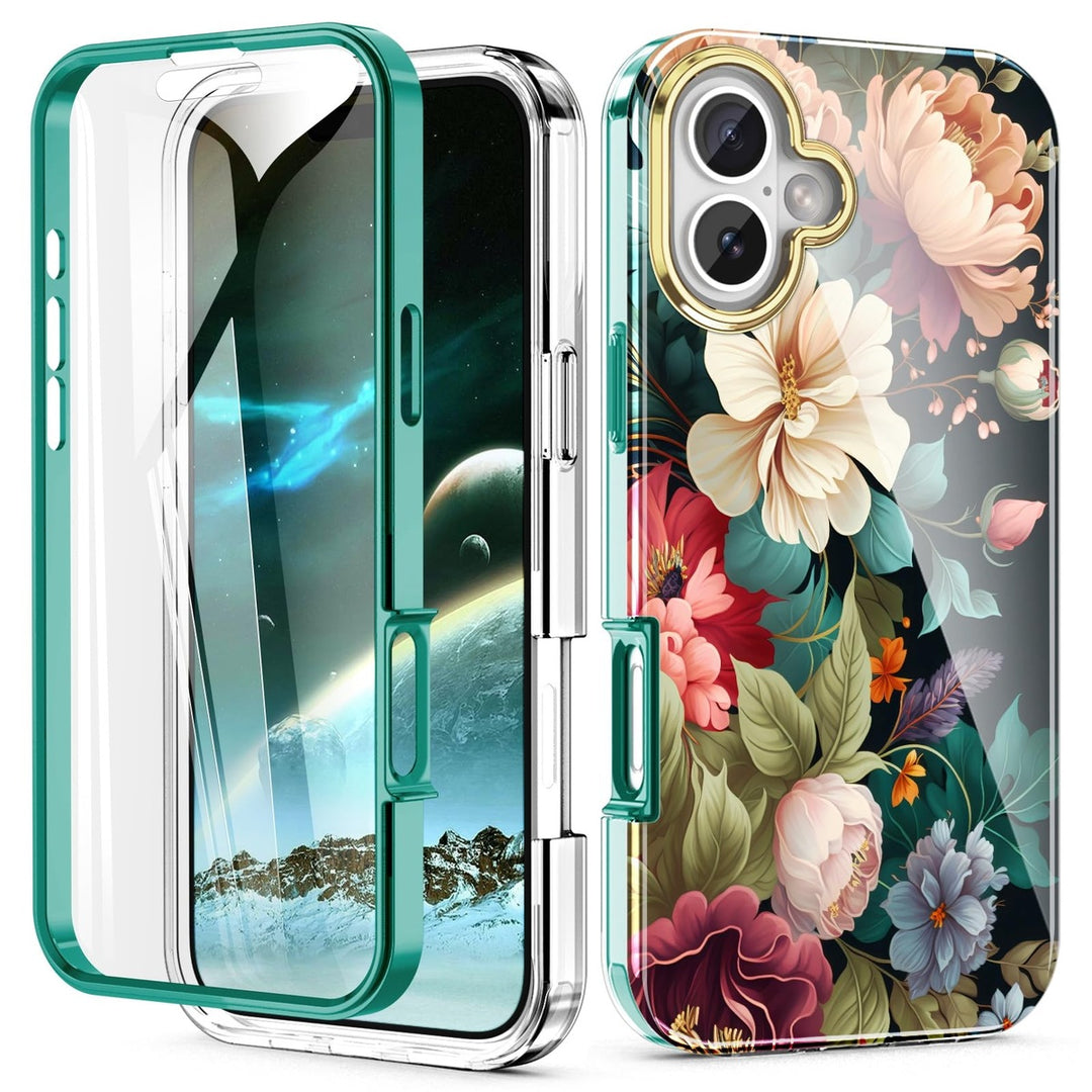 Chic Marble Shield Case for iPhone 16 Plus - DOKUTRONIX