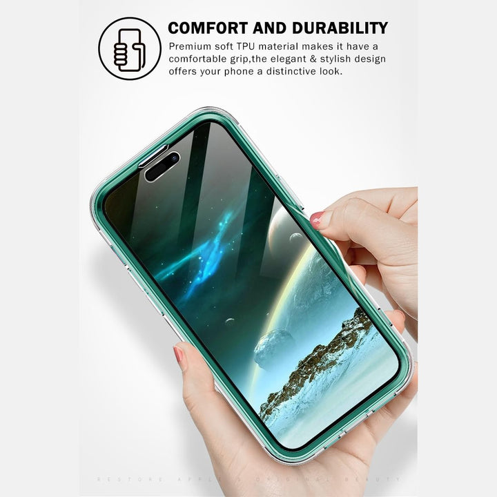 Chic Marble Shield Case for iPhone 16 Plus - DOKUTRONIX