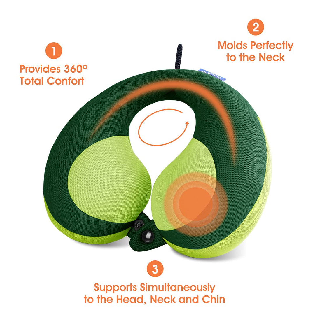 ChinSupport Travel Pillow for Kids - DOKUTRONIX