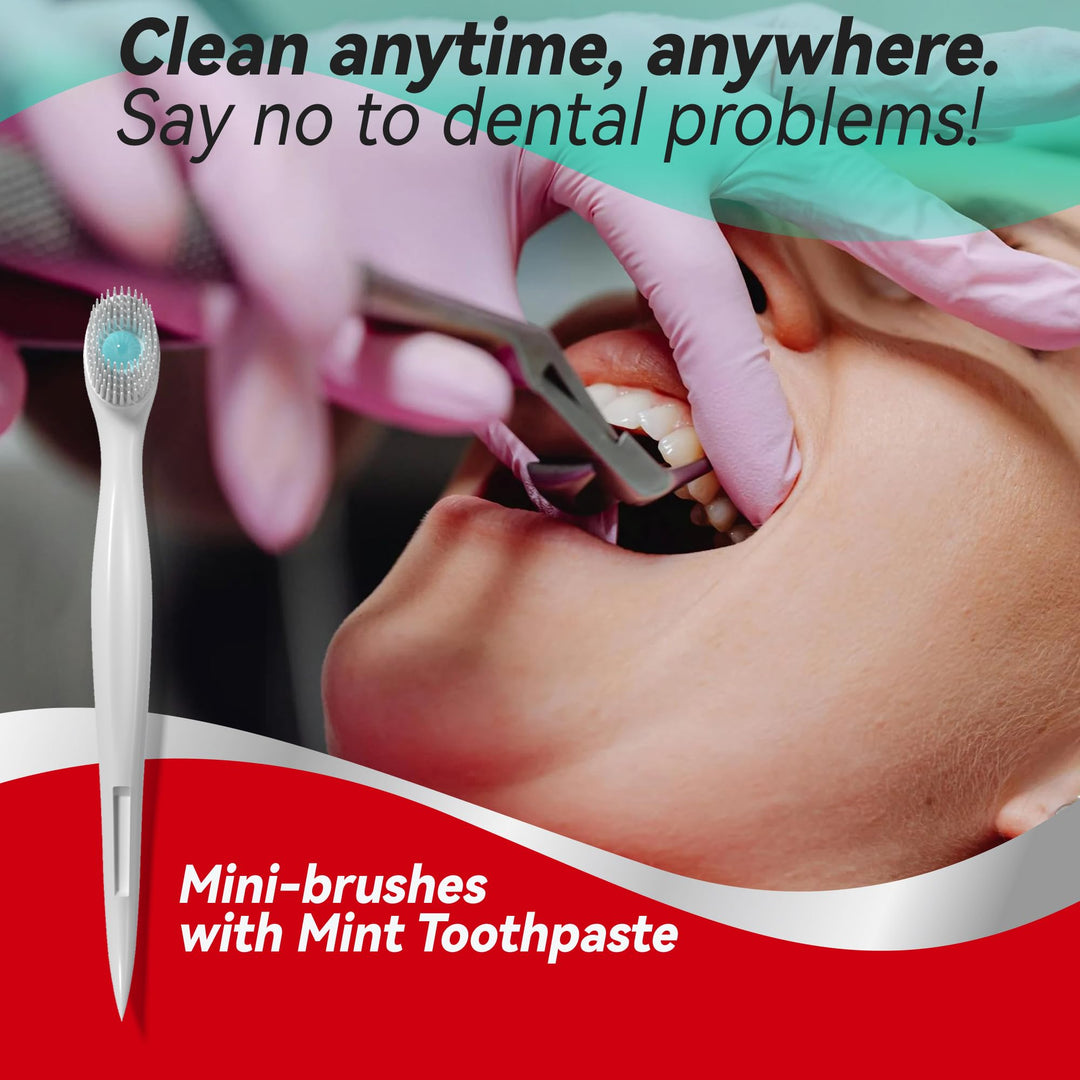 Cleaings® Travel Mini Toothbrush Set - 24 Pack - DOKUTRONIX