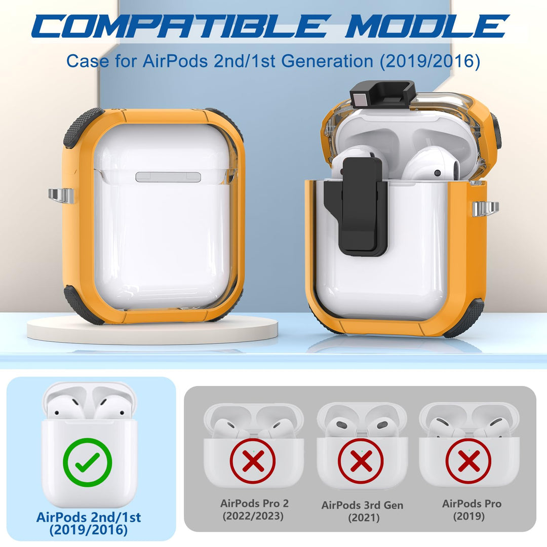 SecurePods Clear Case + Strap & Keychain - DOKUTRONIX