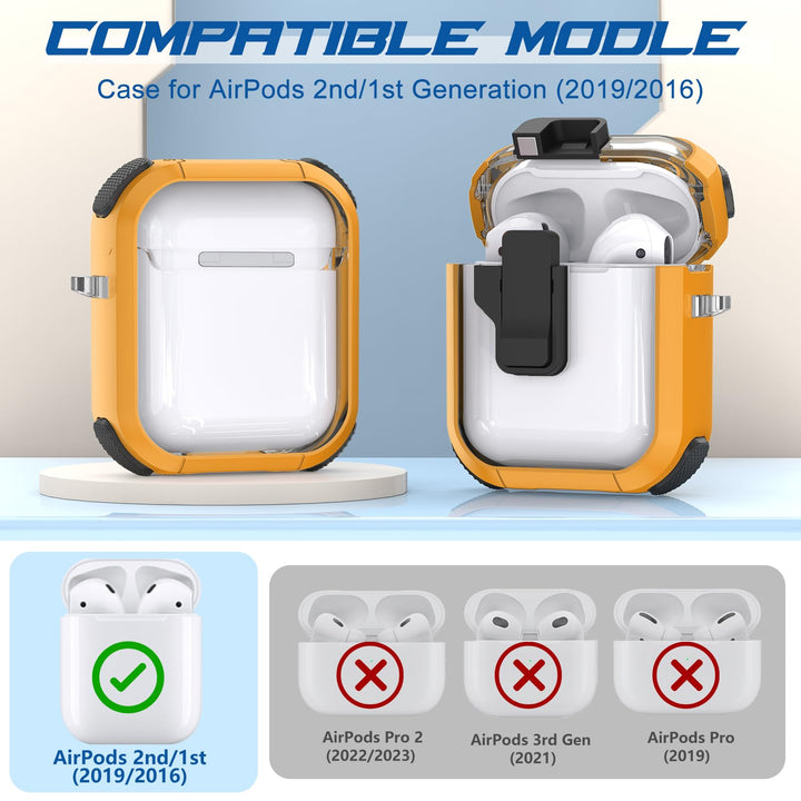 SecurePods Clear Case + Strap & Keychain - DOKUTRONIX