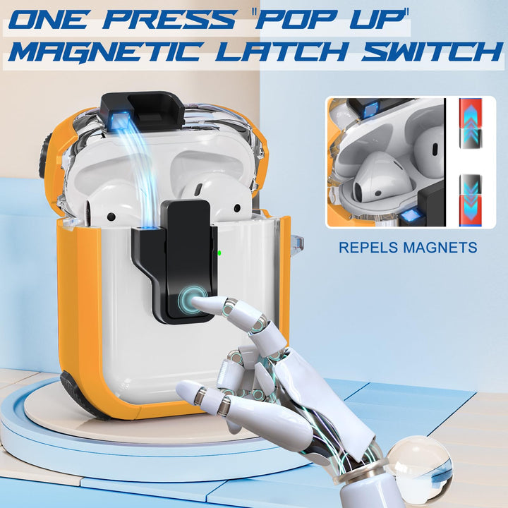 SecurePods Clear Case + Strap & Keychain - DOKUTRONIX