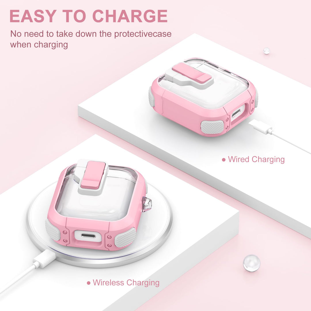 SecurePods Clear Case + Strap & Keychain - DOKUTRONIX