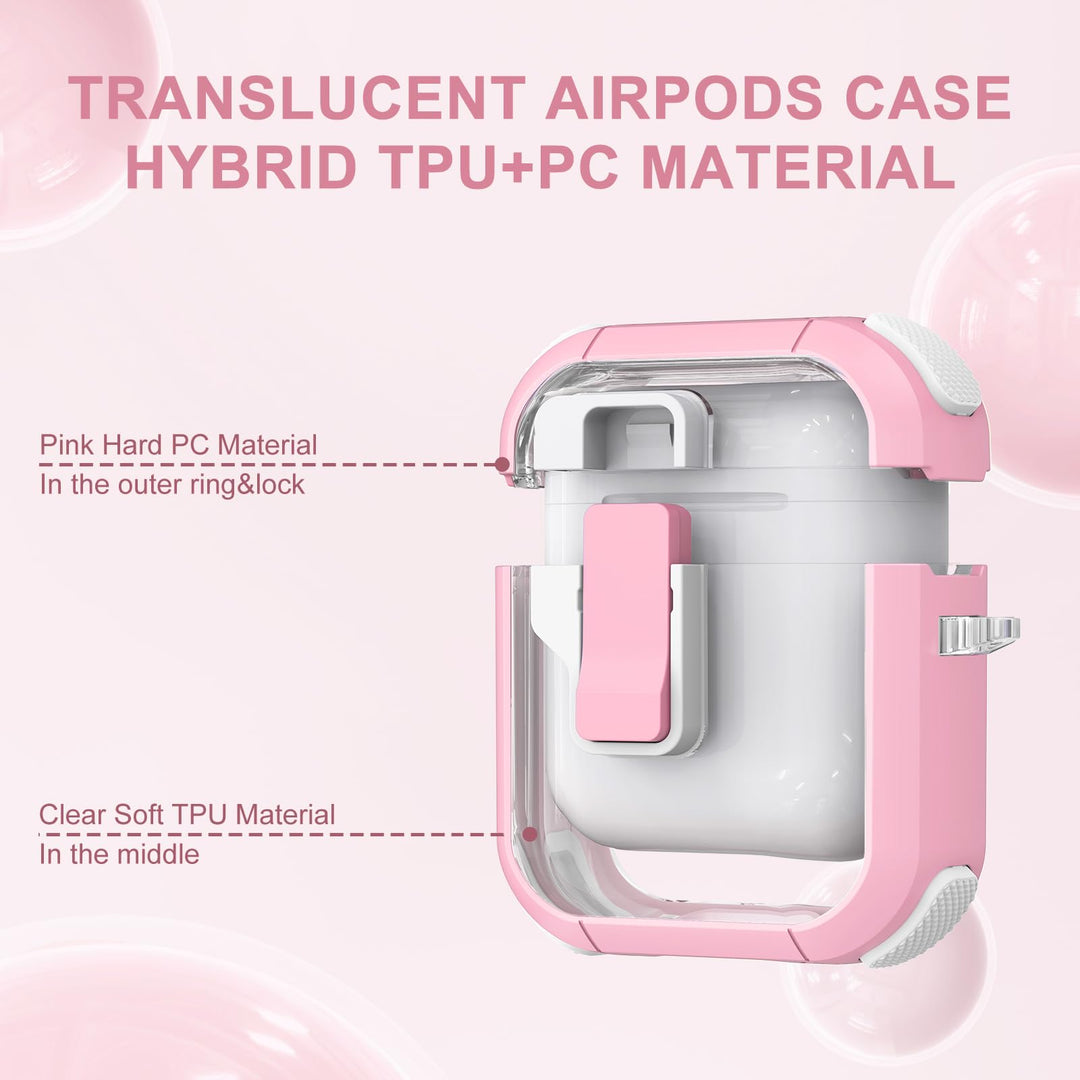 SecurePods Clear Case + Strap & Keychain - DOKUTRONIX