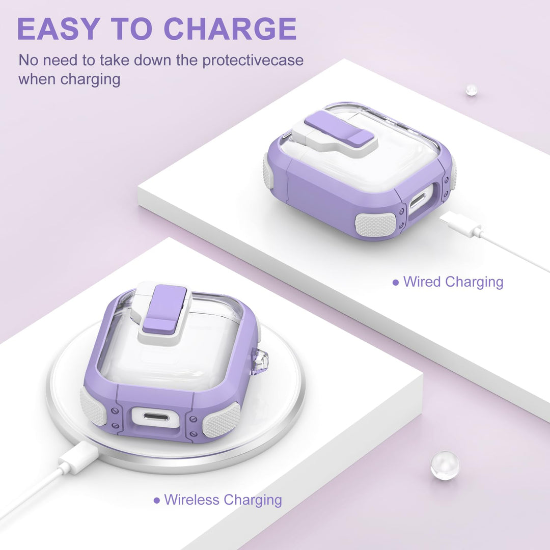 SecurePods Clear Case + Strap & Keychain - DOKUTRONIX