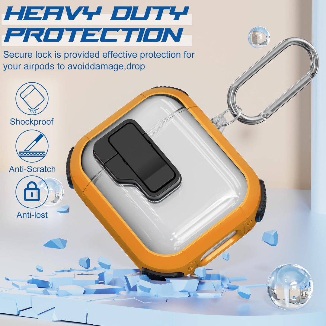 SecurePods Clear Case + Strap & Keychain - DOKUTRONIX