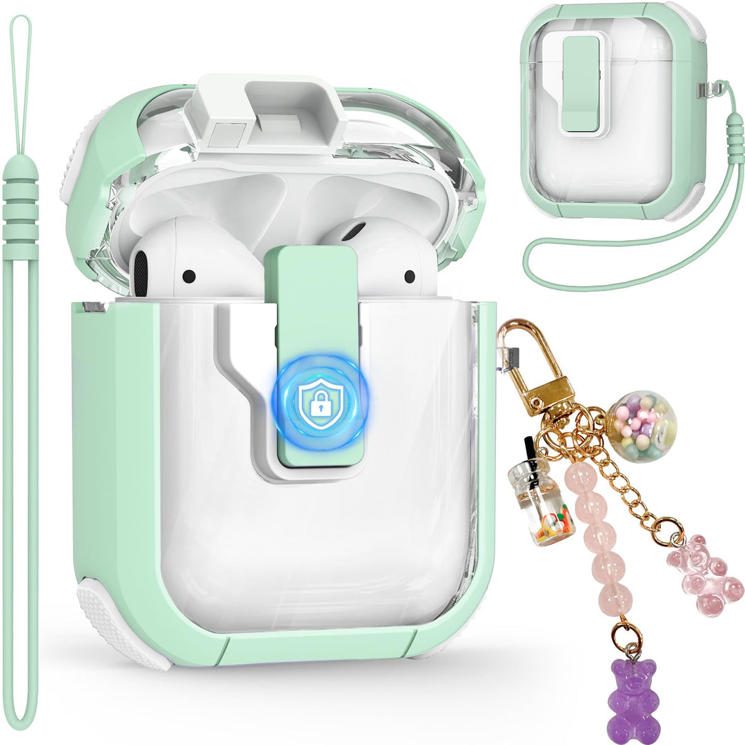 SecurePods Clear Case + Strap & Keychain - DOKUTRONIX