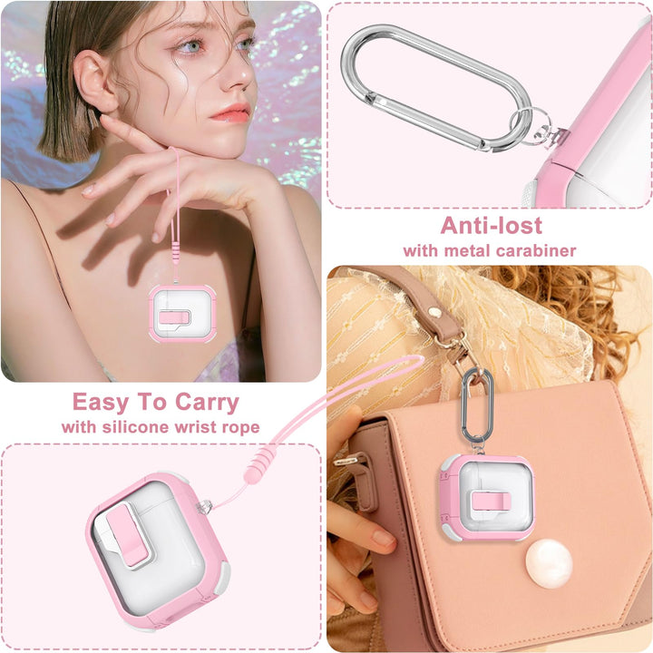 SecurePods Clear Case + Strap & Keychain - DOKUTRONIX