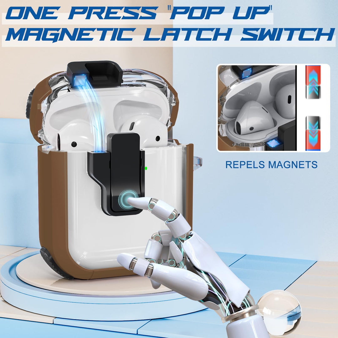 SecurePods Clear Case + Strap & Keychain - DOKUTRONIX