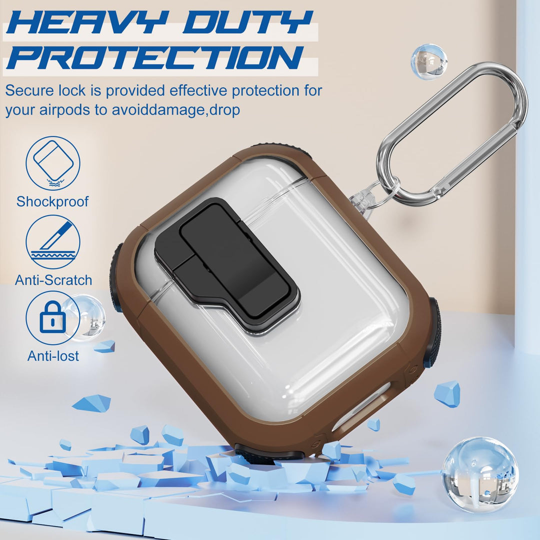 SecurePods Clear Case + Strap & Keychain - DOKUTRONIX